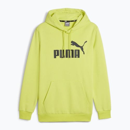 Мъжки суитшърт PUMA Essentials Big Logo Hoodie FL lime sheen