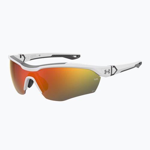 Мъжки слънчеви очила Under Armour Yard Pro матово бяло/оранжево с многослойна олеофобна защита