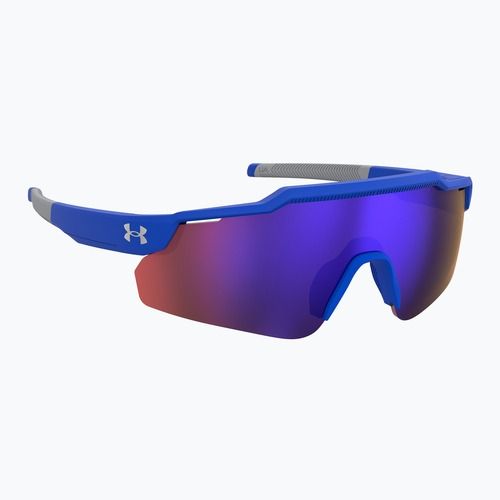 Детски слънчеви очила Under Armour Levelup Jr S3 матово синьо сиво/инфрачервено