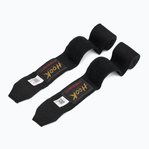 Боксьорски бинтове HOOK FIGHTING TX0-B4M0043 255 cm черен