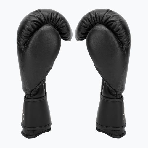 HOOK FIGHTING Готови за бой кожени боксови ръкавици черни