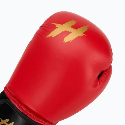 HOOK FIGHTING Готови за тренировка боксови ръкавици червени