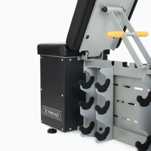 XTREXO Съхранение Регулируема пейка за обучение черна