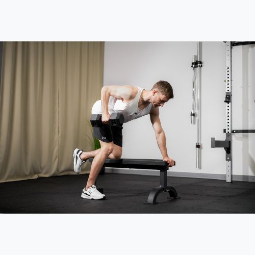 XTREXO B10 Права тренировъчна пейка черна