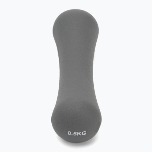 TREXO неопренов дъмбел TX0-B4M007 0,5 кг сив