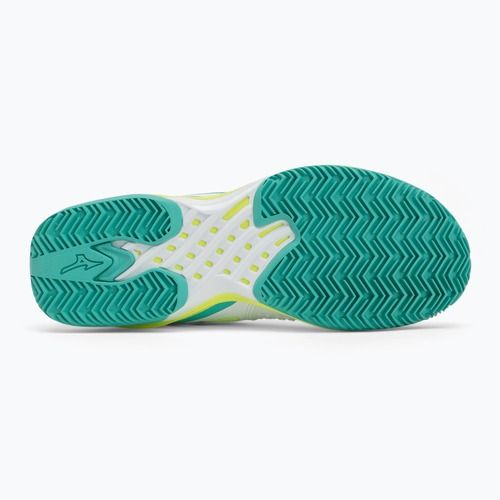 Дамски обувки за тенис Mizuno Wave Exceed Tour 6 CC W white/black/mizuno neo lime