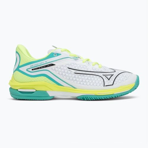 Дамски обувки за тенис Mizuno Wave Exceed Tour 6 CC W white/black/mizuno neo lime