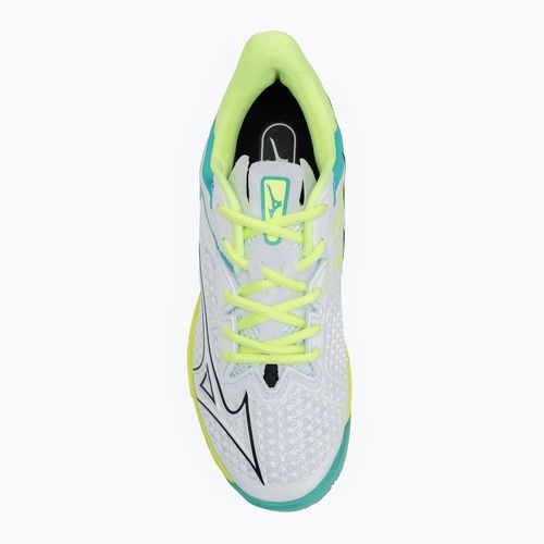Дамски обувки за тенис Mizuno Wave Exceed Tour 6 CC W white/black/mizuno neo lime