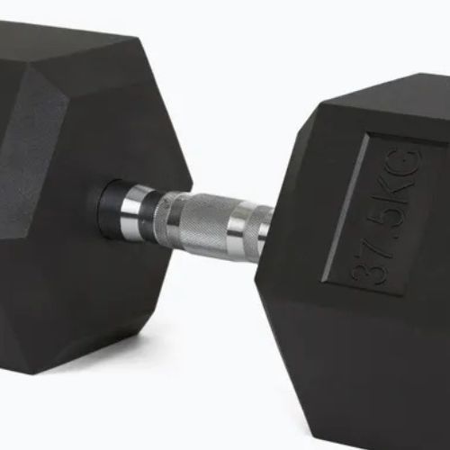TREXO Hex 37.5 кг гумирани дъмбели
