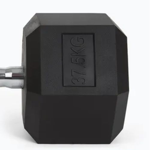 TREXO Hex 37.5 кг гумирани дъмбели
