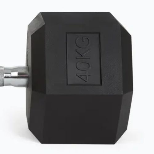 TREXO Hex 40 кг гумирани дъмбели