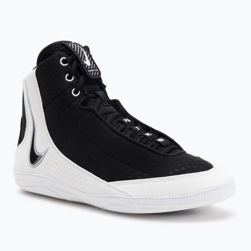 Обувки за борба Nike Inflict 4 черно/бяло/вълче сиво