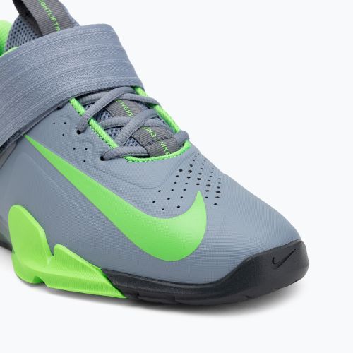 Обувки за вдигане на тежести Nike Savaleos ashen slate/green strike/anthracite