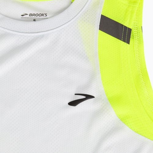 Дамска тениска за бягане Brooks Carbonite Tank icy grey/nightlife jacquard