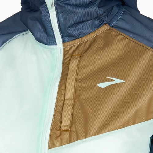 Дамско яке за бягане Brooks All Altitude ice blue multi