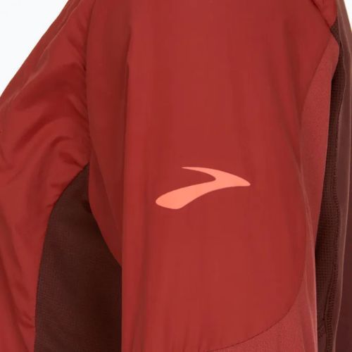 Мъжко яке за бягане Brooks Fusion Hybrid copper/run raisin