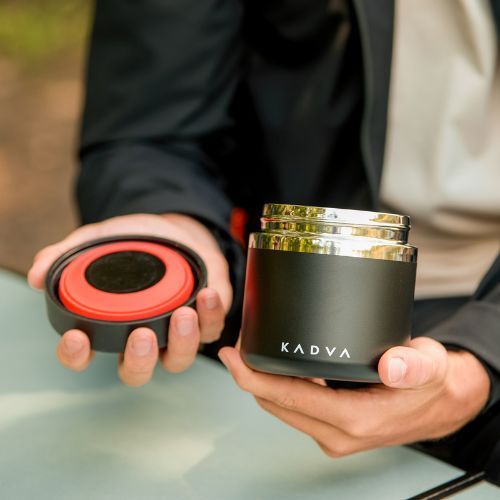 Изолирана кутия за обяд KADVA Eater 600 мл черна