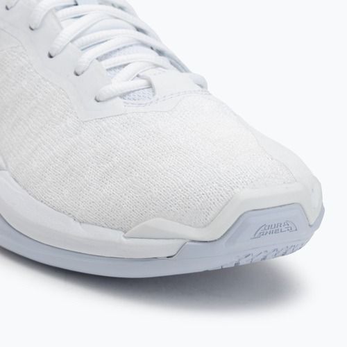 Дамски обувки за хандбал Mizuno Wave Stealth Neo white/navy peony/peach parfait