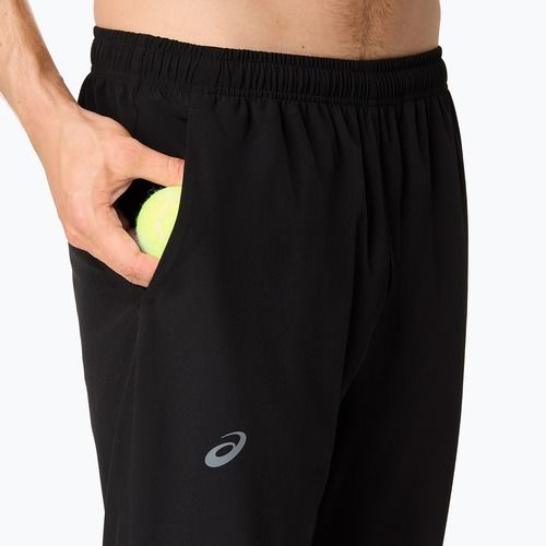 Мъжки черен панталон за тенис ASICS Match Pant performance