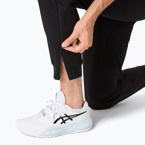 Мъжки черен панталон за тенис ASICS Match Pant performance