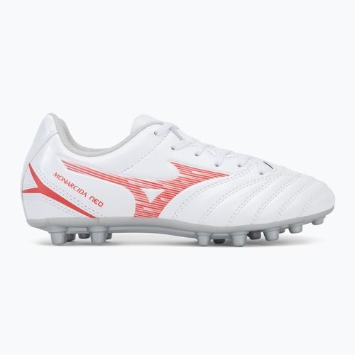 Детски футболни обувки Mizuno Monarcida Neo III Select AG white/radiant red
