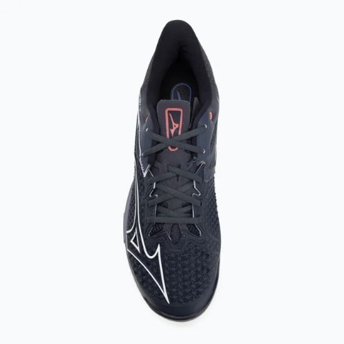 Mizuno Wave Exceed Tour 6 CC обувки за тенис odyssey сиво/бяло/син гранит
