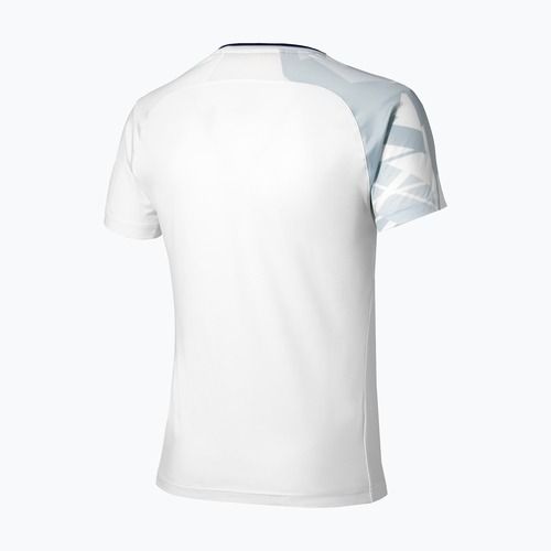Мъжка тениска Mizuno Daybreakers Shadow Graphic бяло/сиво