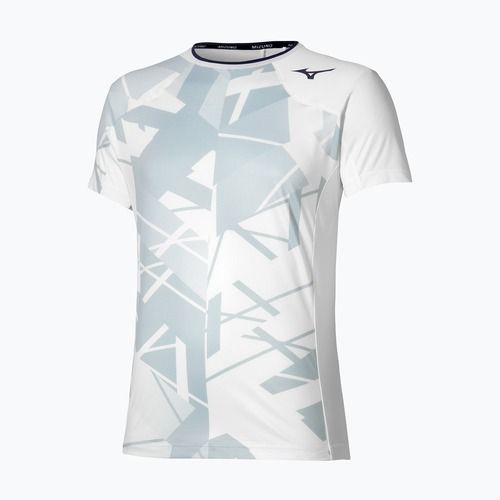 Мъжка тениска Mizuno Daybreakers Shadow Graphic бяло/сиво