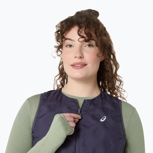 Дамска жилетка без ръкави ASICS Nagino Run с подплънки indigo fog