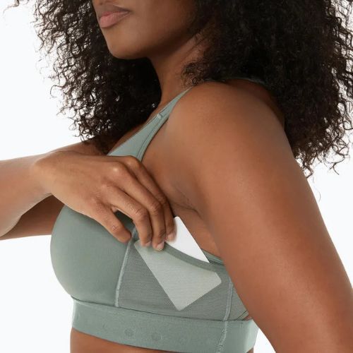 Сутиен за тренировка ASICS Road Compression мастилено тийн/златисто жълто