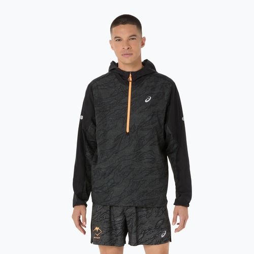 ASICS мъжко яке за бягане Fujitrail Packable Windbreaker performance black