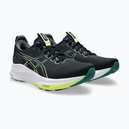 ASICS Gel-Kayano 32 мъжки обувки за бягане черно/жълто зелено