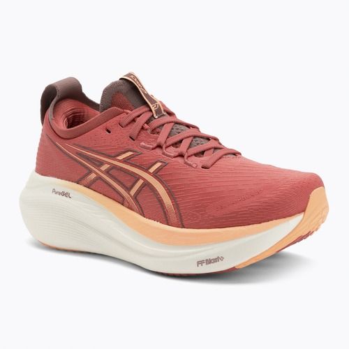 Asics Gel-Nimbus 27 дамски обувки за бягане тъмнорозова глина/оранжев блясък