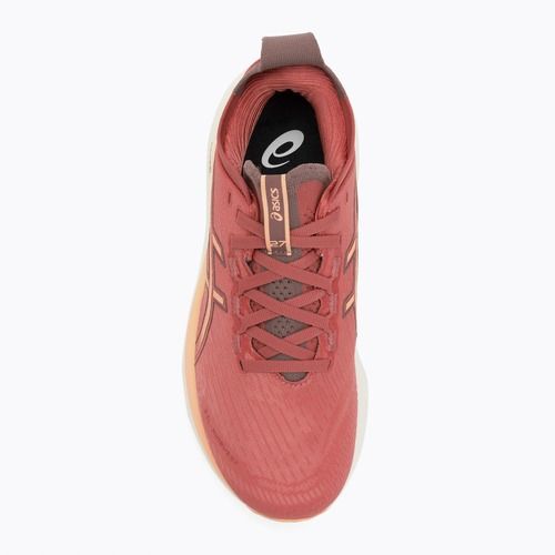 Asics Gel-Nimbus 27 дамски обувки за бягане тъмнорозова глина/оранжев блясък