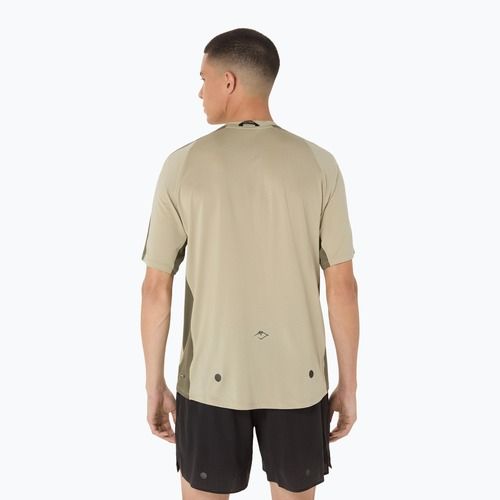 ASICS мъжка тениска за бягане Fujitrail Elite Top каки/мантово зелено