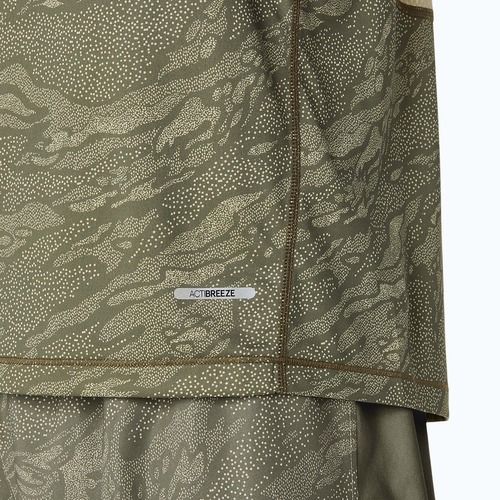 Мъжки ASICS Fujitrail Singlet мантия зелен/каки тениска за бягане