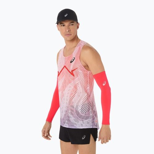 Мъжки ASICS Metaspeed Singlet флаш червена тениска за бягане