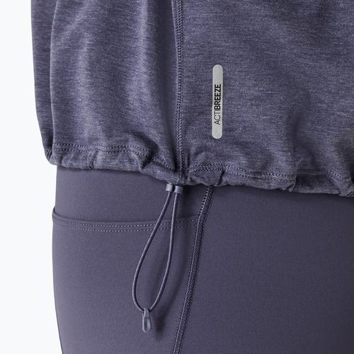 ASICS Nagino Run Adjustable Top за жени, индигова мъгла, тениска за бягане