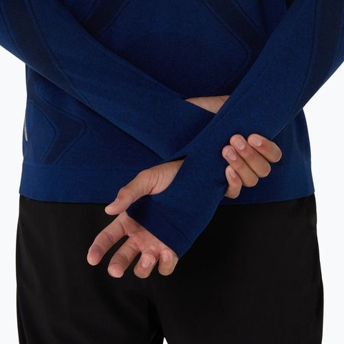 Мъжки ASICS Road Seamless LS midnight за бягане с дълъг ръкав