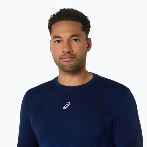 Мъжки ASICS Road Seamless LS midnight за бягане с дълъг ръкав