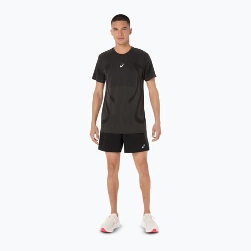 Мъжка тениска за бягане ASICS Road Seamless performance black
