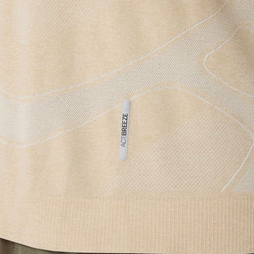 Мъжка тениска за бягане ASICS Road Seamless cream