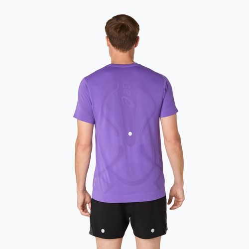 Мъжка тениска за бягане ASICS Road Seamless edo purple