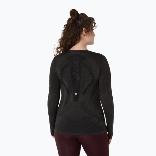 Дамски ASICS Road Seamless LS performance black за бягане с дълъг ръкав