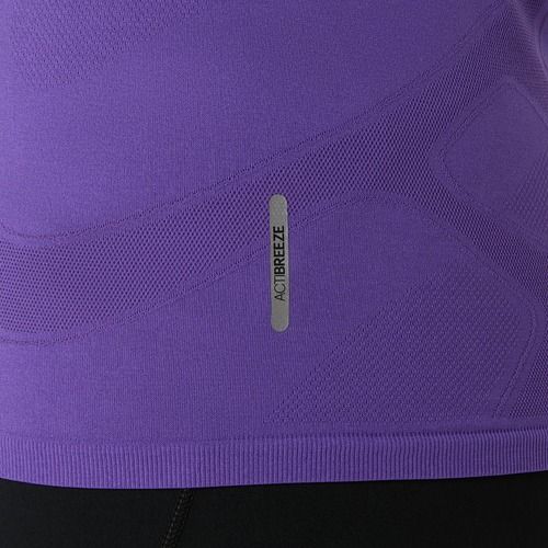 Дамски ASICS Road Seamless LS edo purple бягане с дълъг ръкав