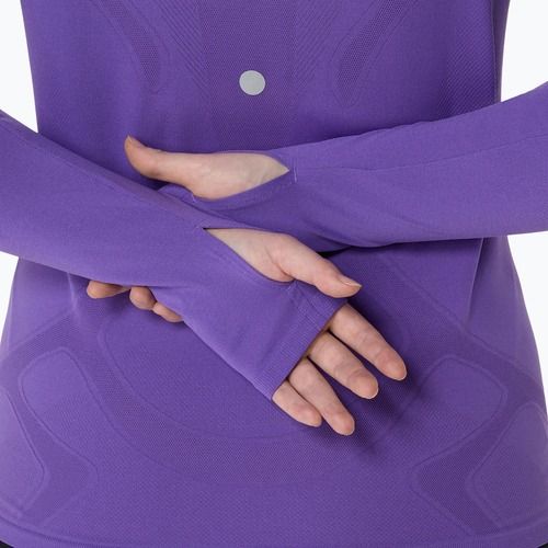 Дамски ASICS Road Seamless LS edo purple бягане с дълъг ръкав