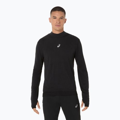 Мъжки ASICS Road Winter Seamless performance black за бягане с дълъг ръкав