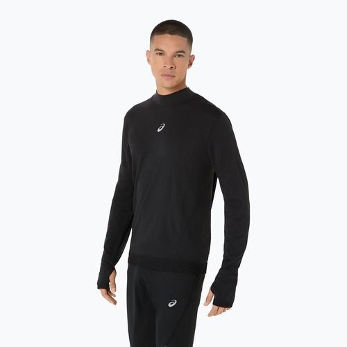 Мъжки ASICS Road Winter Seamless performance black за бягане с дълъг ръкав