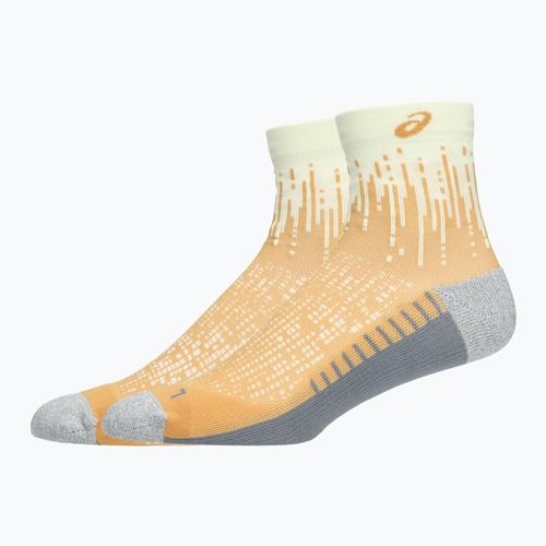 Чорапи ASICS Performance Run Quarter овесена каша/перо сиво/пипер