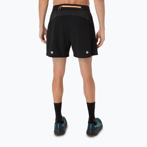 ASICS мъжки къси панталони за бягане Fujitrail All Over Print 5IN performance black
